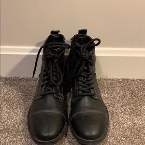 Black H&M Combat Boots